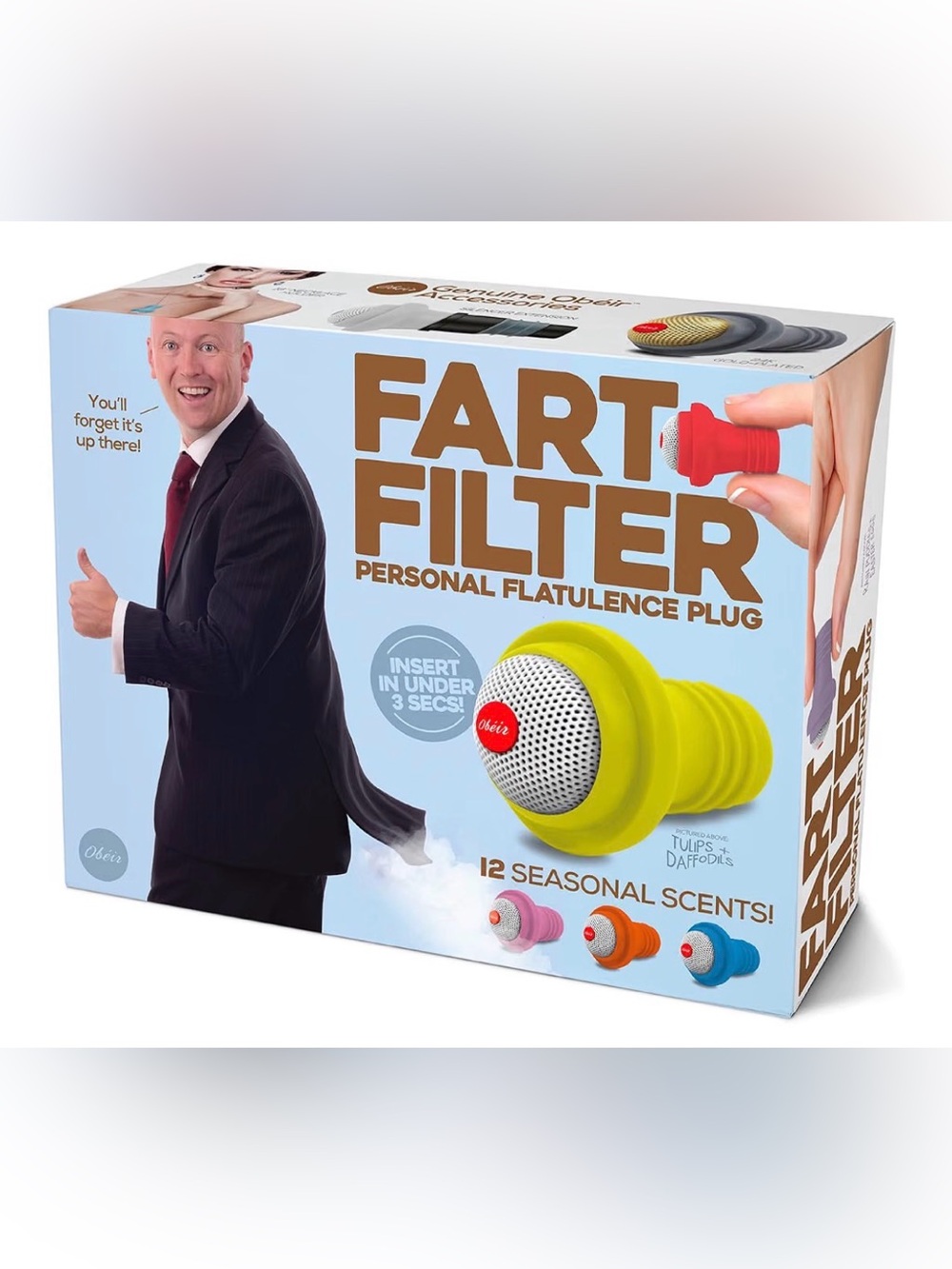 Prank Box -Empty Box/ Filter Personal Flatulence Plug